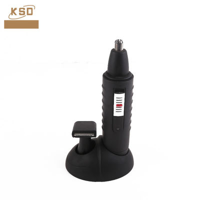 Compacto 2 em 1 Trimmer Elétrico de Cabelos para Barbas e Nariz com Bateria Operada