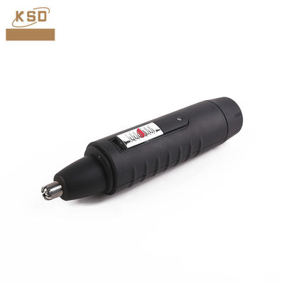 Compacto 2 em 1 Trimmer Elétrico de Cabelos para Barbas e Nariz com Bateria Operada