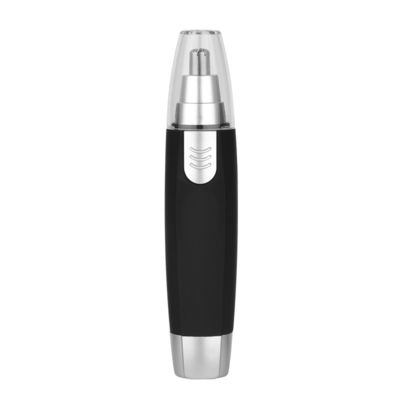 2.8*13.2cm Prata preta em forma de bala Trimmer de nariz de orelha Barbeador de nariz NZ-828